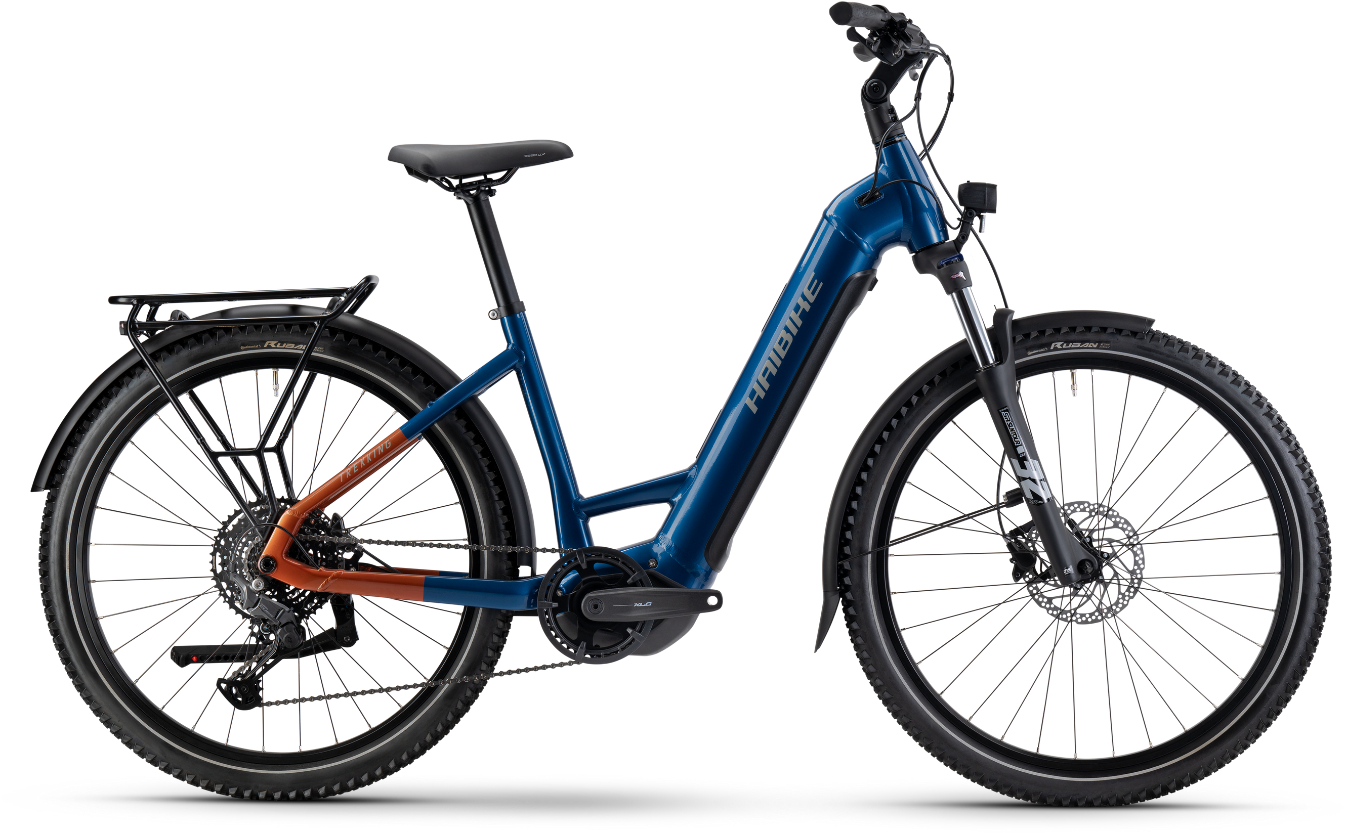 Haibike Trekking 4 Blau - 720 Wh - 27,5 Zoll - Tiefeinsteiger (2025)