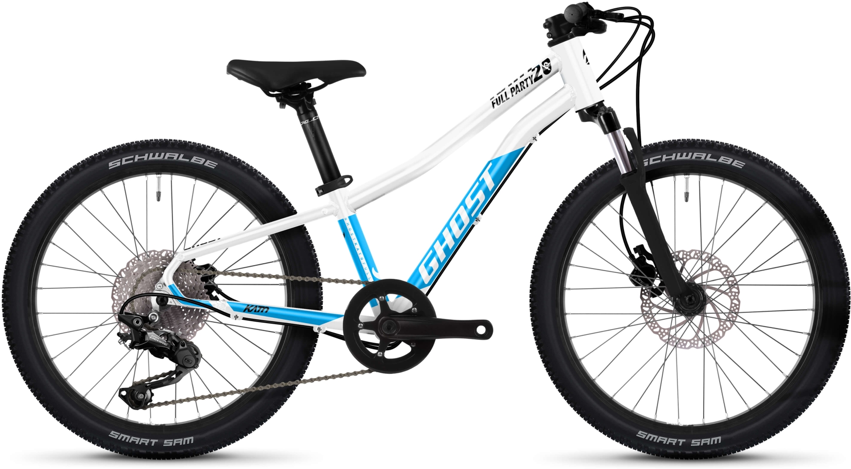 Ghost Kato 20 Full Party pearl white/bright blue - 20 Zoll - Diamant (2025)