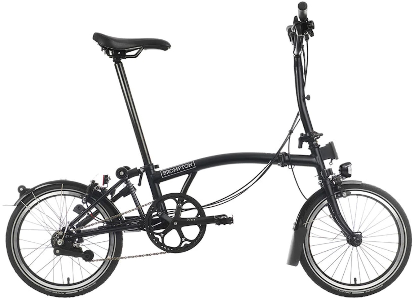 Brompton C Line Explore MK6 Schwarz - 16 Zoll - Faltrahmen (2026)