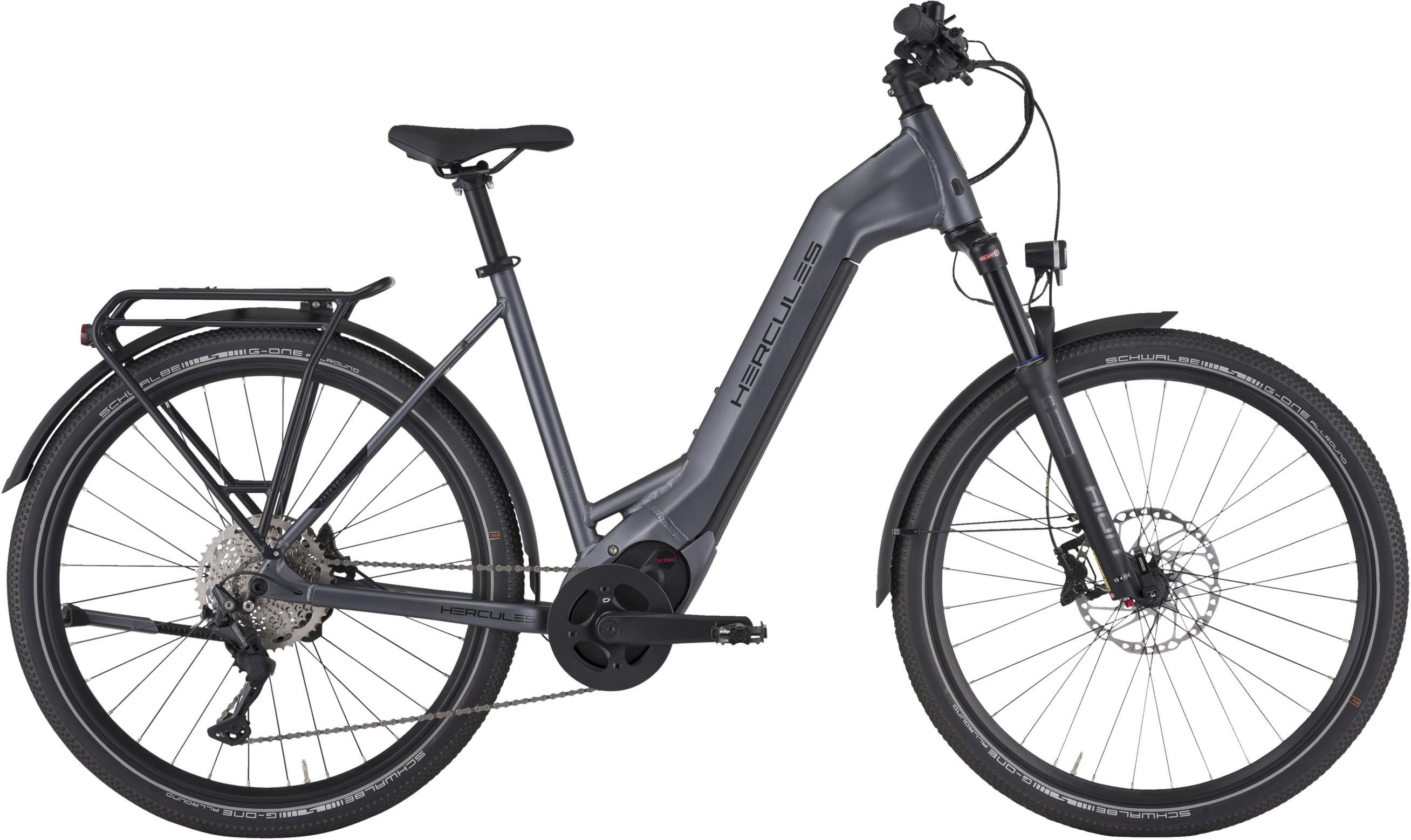 Hercules Pasero SUV I-10 Anthrazit-matt - 750 Wh - 27,5 Zoll - Tiefeinsteiger