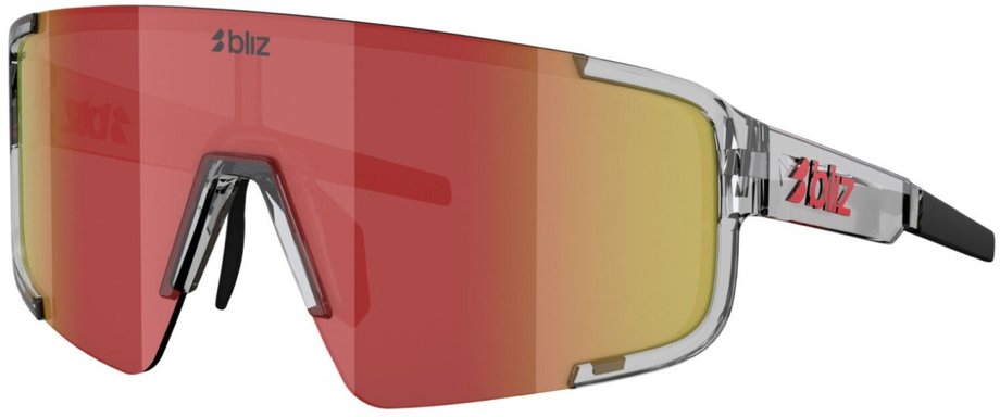 Bliz P003 Transparent Dark Grey - Brown w Red Multi Grau Modell 2026