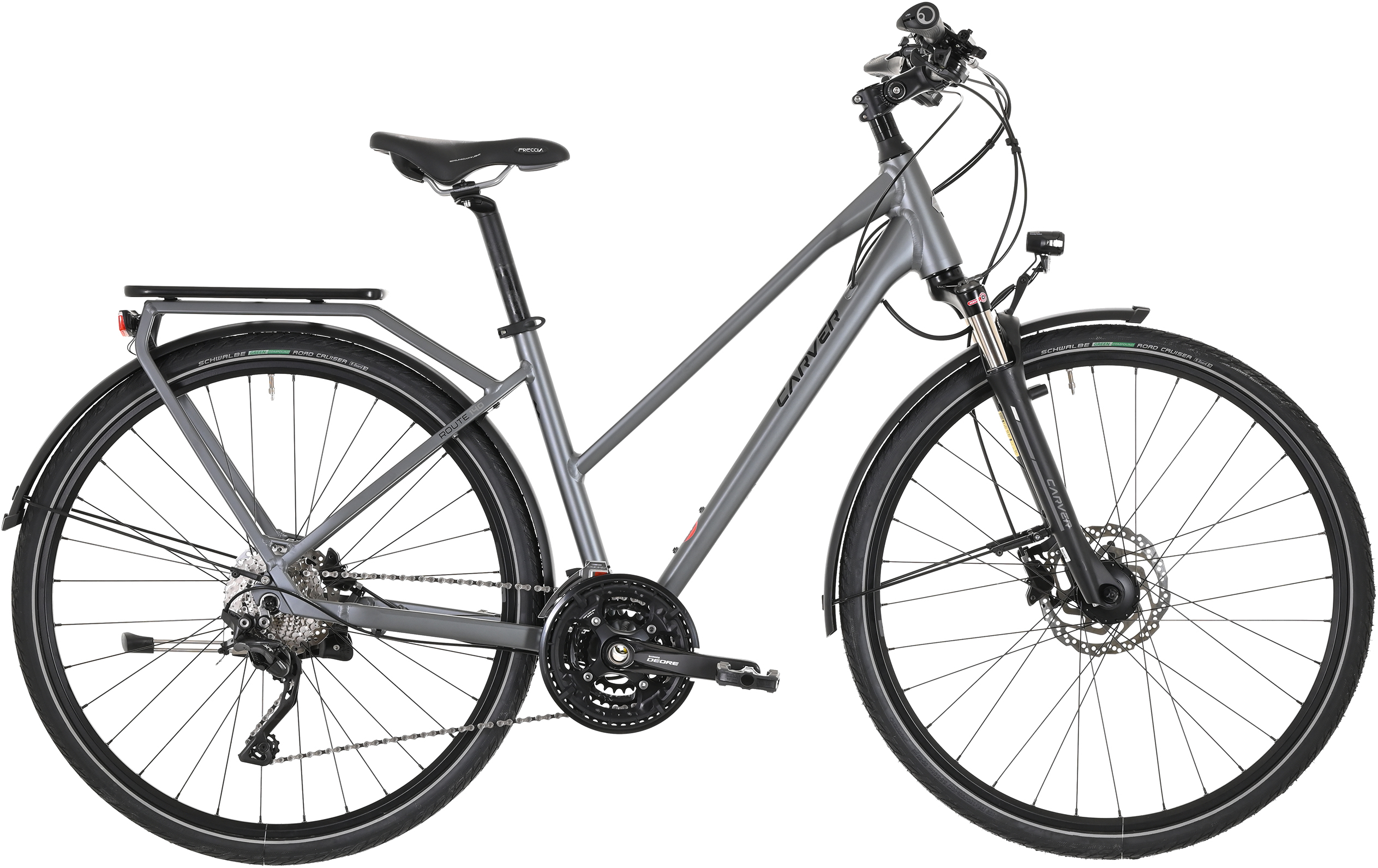 Carver Route 140 30s Anthracite Black Reflective - 28 Zoll - Trapez (2025)
