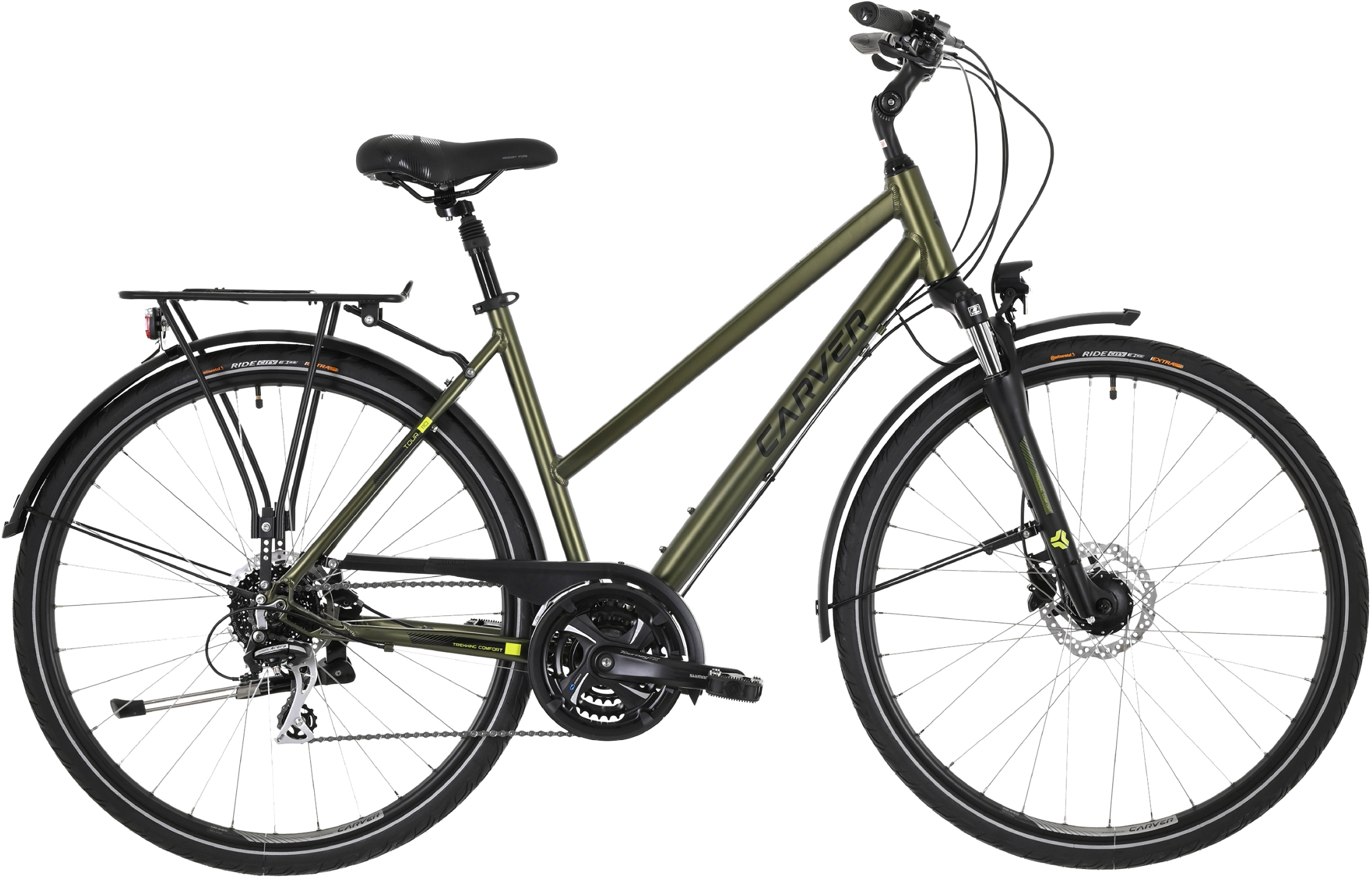 Carver Tour 110 Grün - 28 Zoll - Trapez (2025)