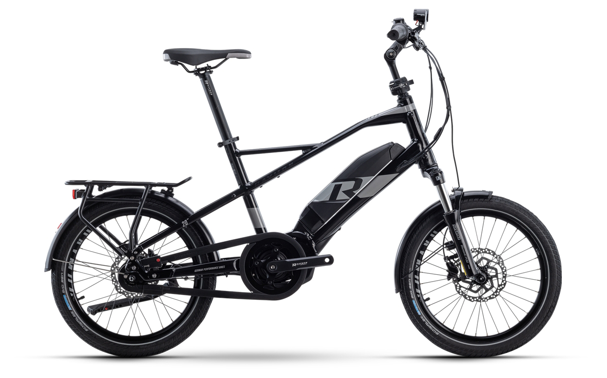 Raymon CompactRay E 3.0 Black / Grey - 500 Wh - 20 Zoll - Compact (2021)