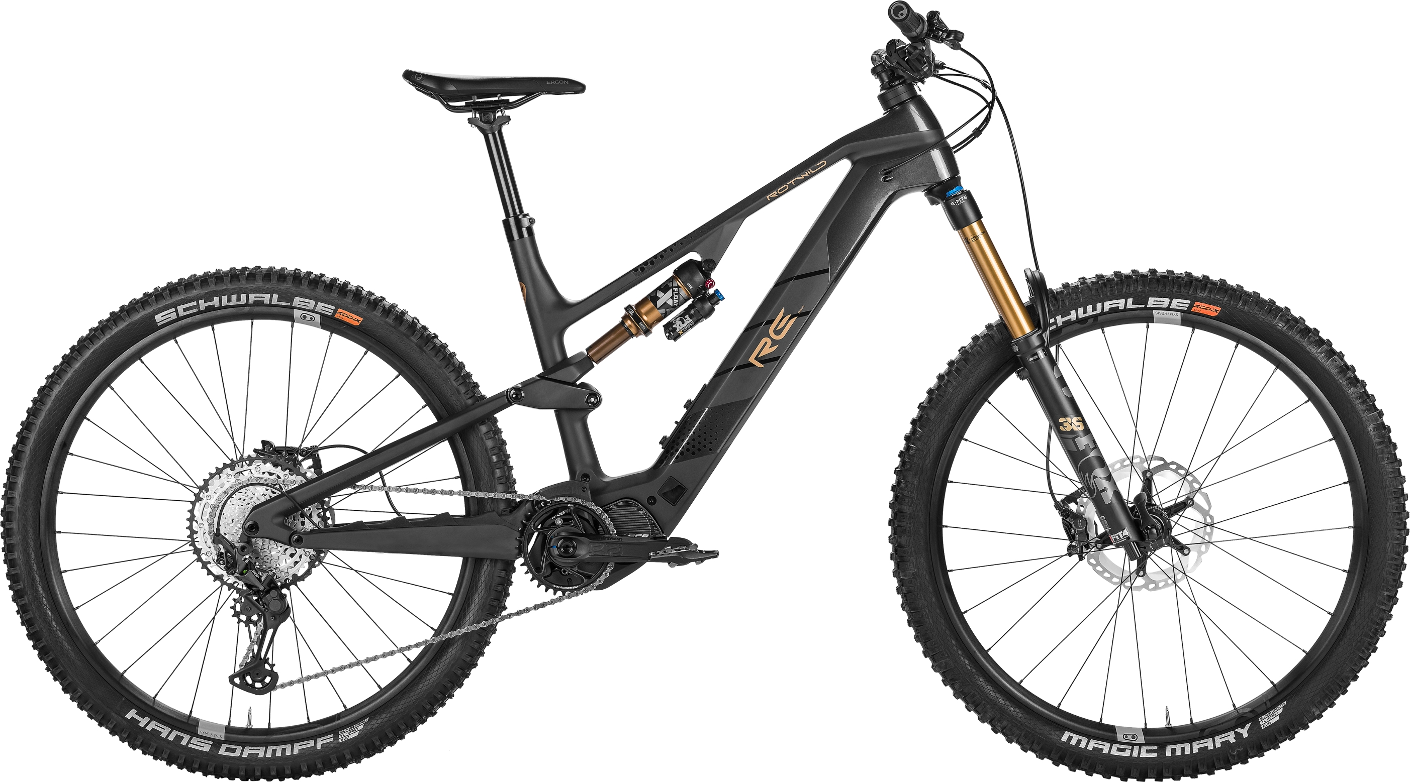 Rotwild R.E375 Pro Volcano Grey Metallic - 375 Wh - 29 Zoll - Fully