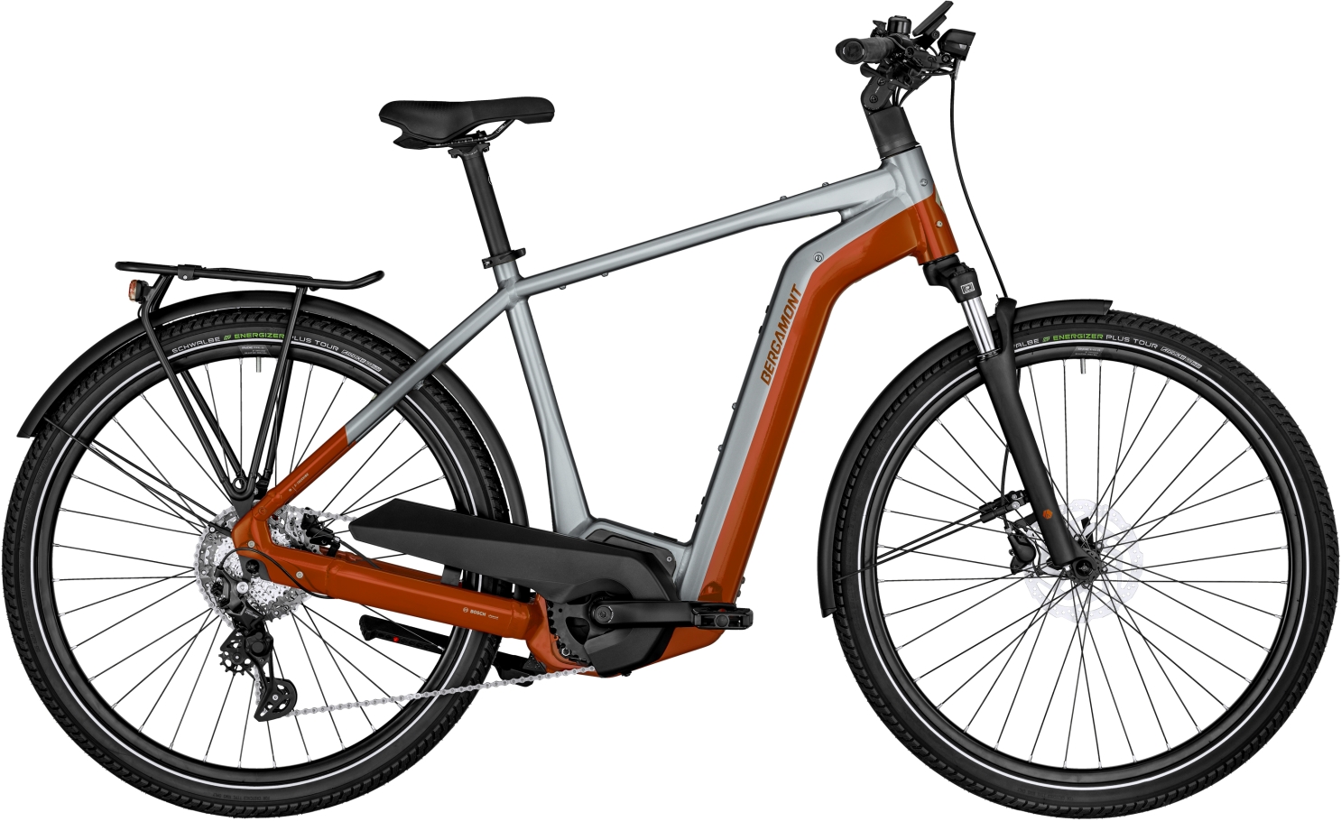 Bergamont E-Horizon Edition LTD Silber/Orange - 750 Wh - 28 Zoll - Diamant (2024)