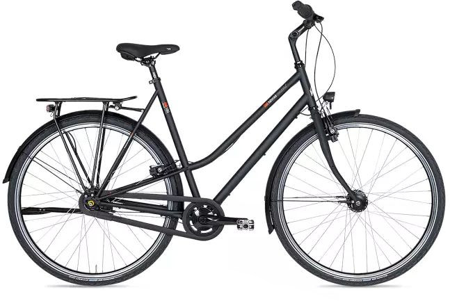 VSF Fahrradmanufaktur T-100 Ebony Matt - 28 Zoll - Trapez (2026)