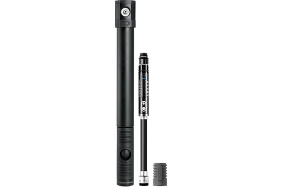 Minipumpen - Crankbrothers Klic HV Handpumpe/CO2-Pumpe analoges Manometer inkl. Rahmenh
