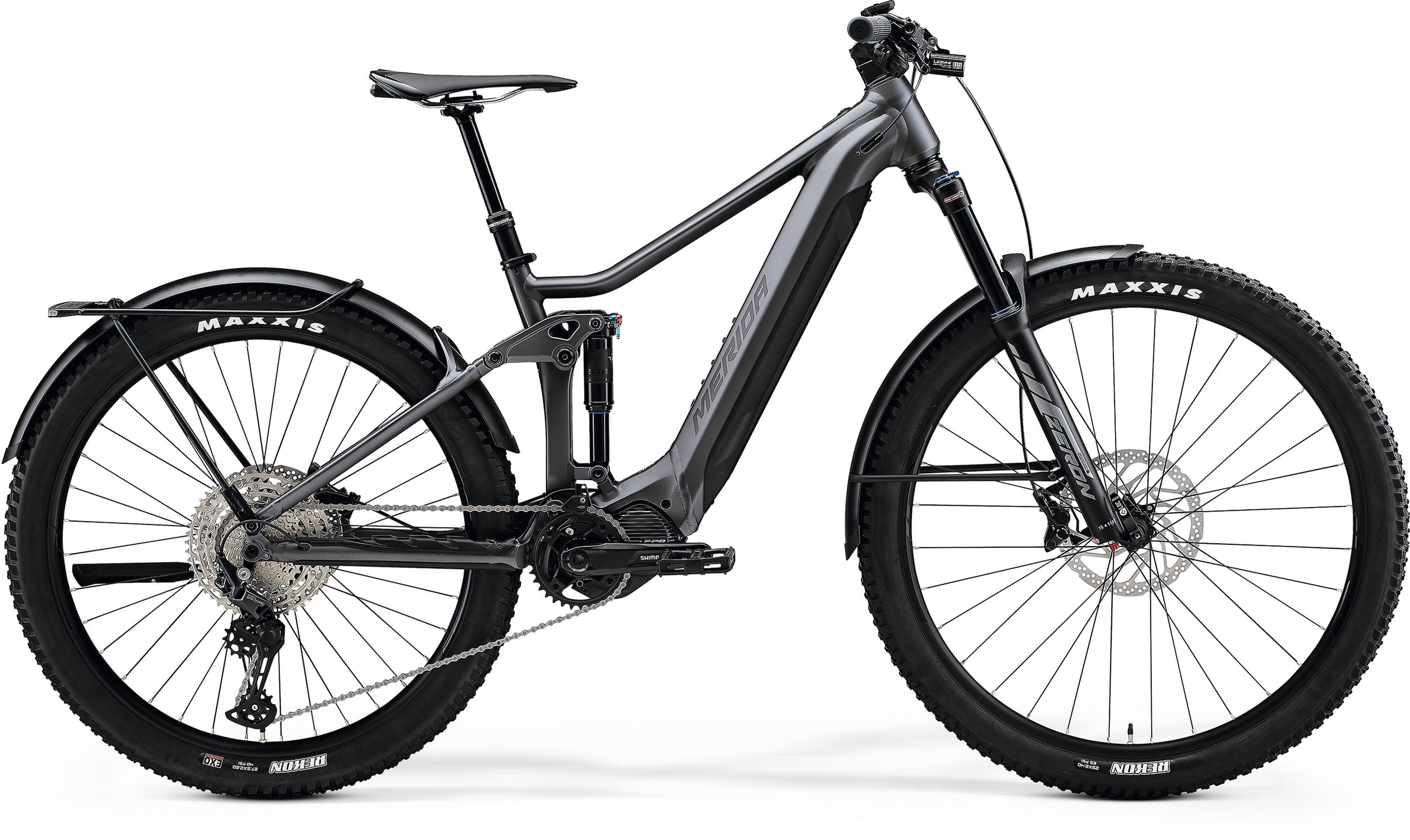 Merida eOne-Forty 675 EQ Silk Dark Silver - 750 Wh - 29/27.5 Zoll - Fully (2023)