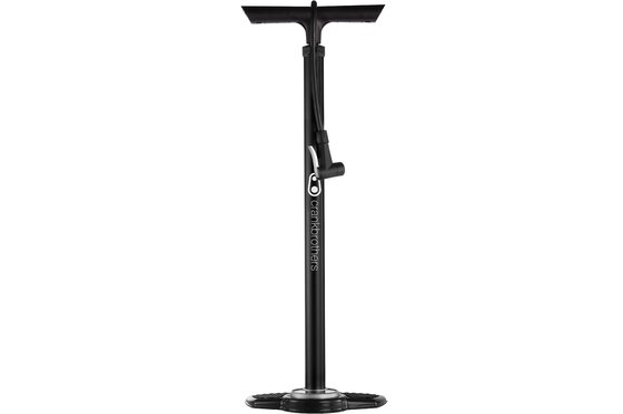 Standpumpen - Crankbrothers Sapphire Standpumpe analoges Manometer Midnight Edition