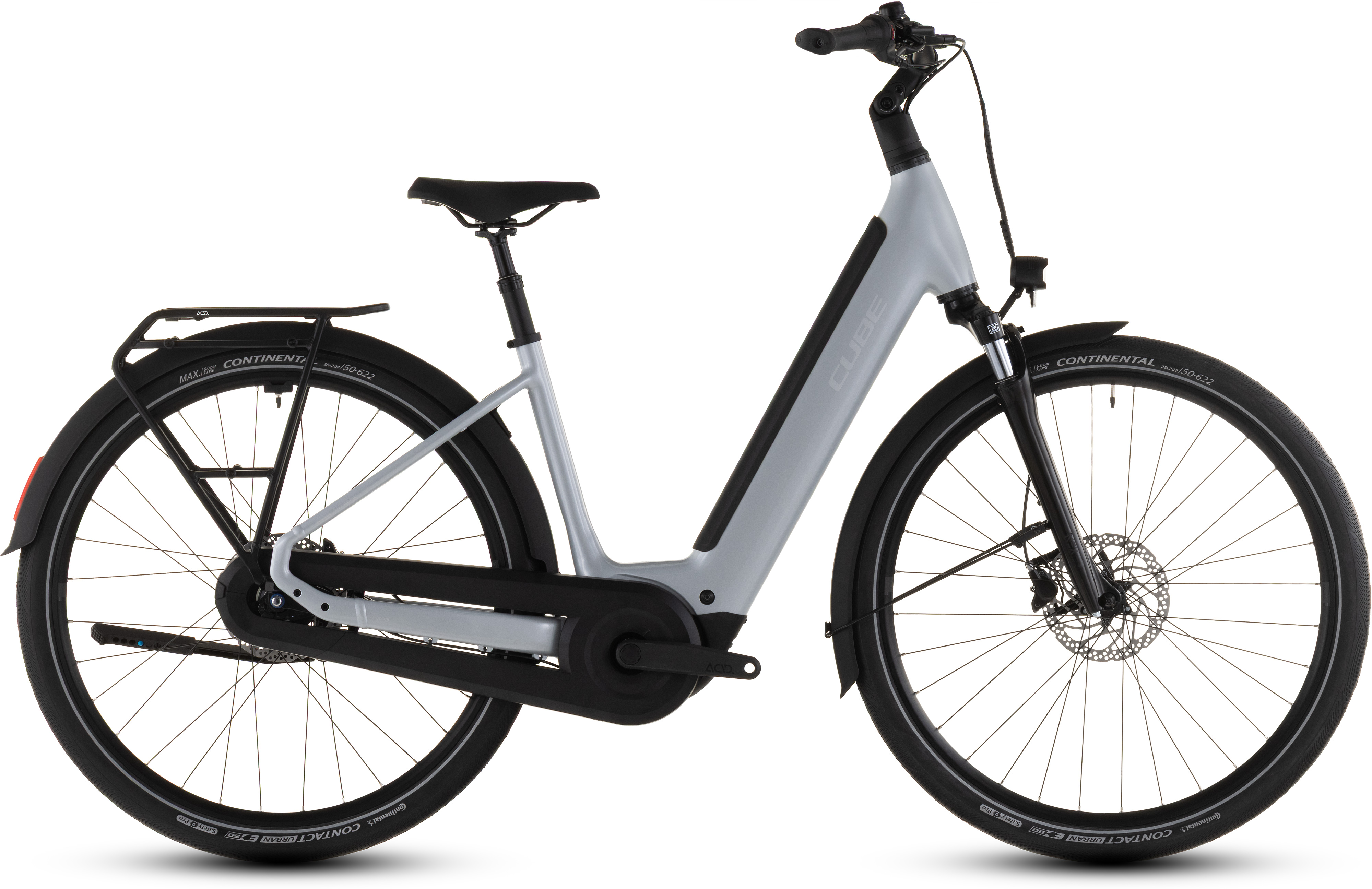 Cube Supreme Hybrid Comfort ONE foggrey´n´reflex - 600 Wh - 28 Zoll - Tiefeinsteiger (2026)
