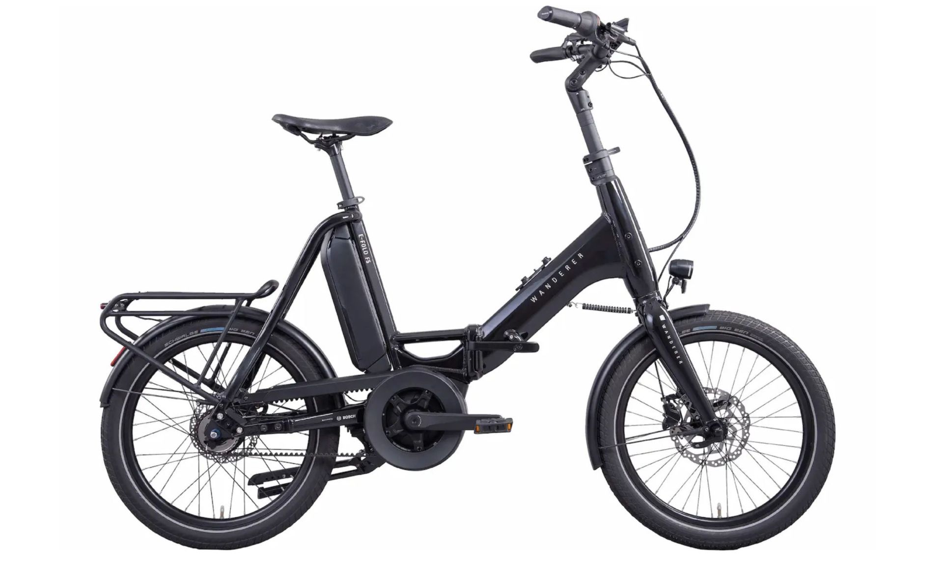 Wanderer E-Fold F5 Black Glossy - 545 Wh - 20 Zoll - Faltrahmen (2026)