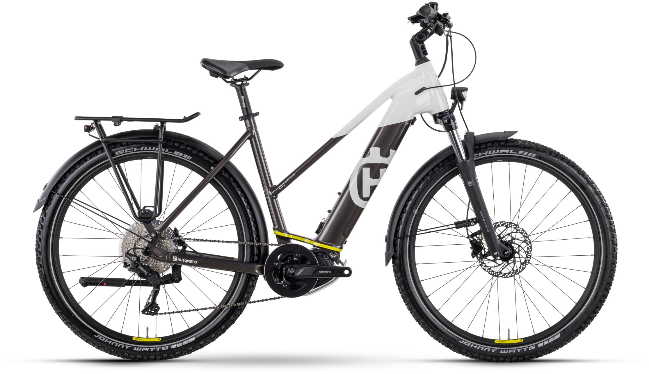 Husqvarna Cross Tourer CT2 Weiß - 630 Wh - 27,5 Zoll - Trapez
