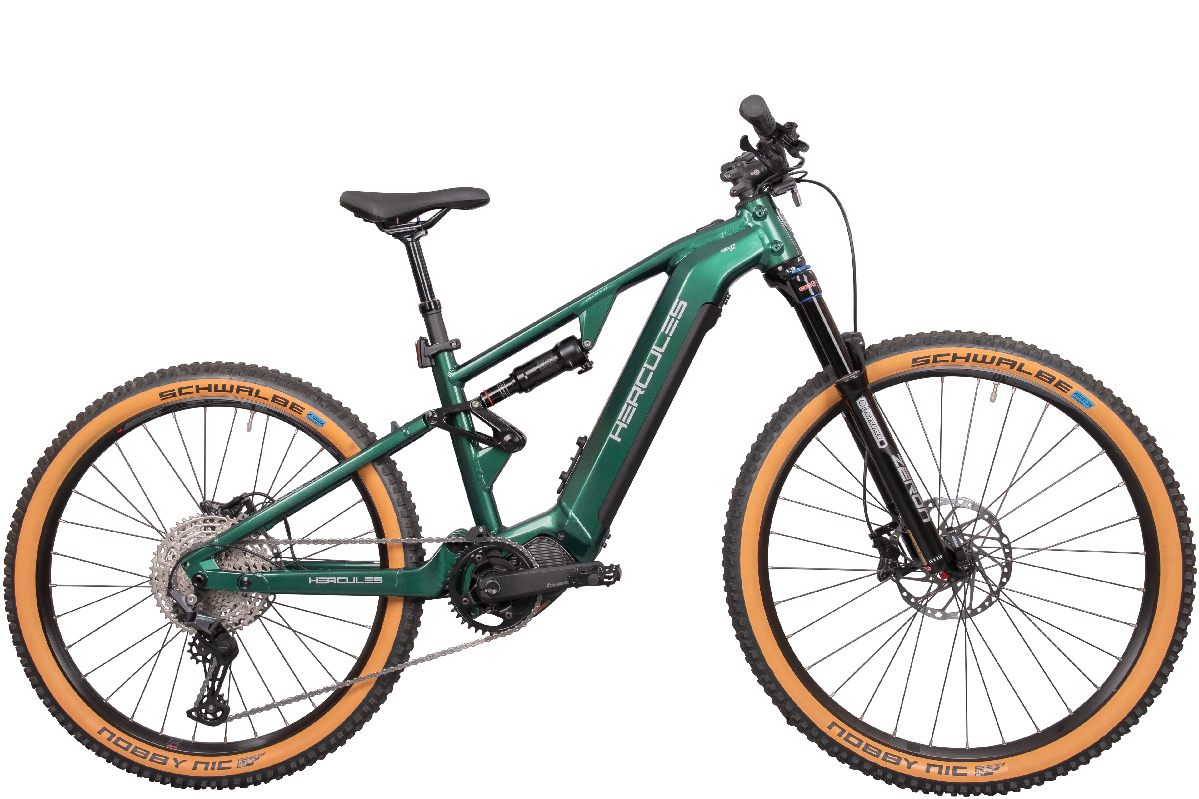 Hercules Nos FS 2.2 Darkgreen-glossy - 630 Wh - 29/27,5 Zoll - Fully (2023)