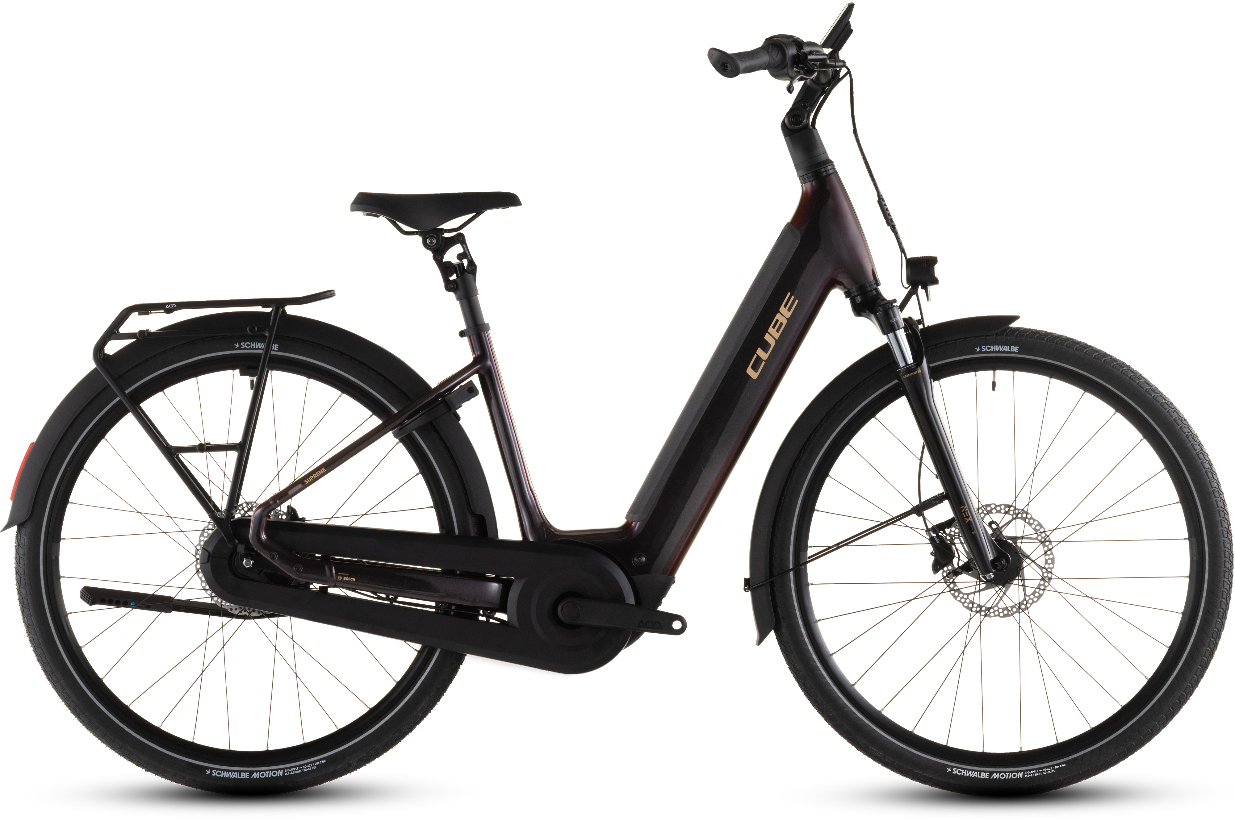 Cube Supreme Hybrid Comfort Pro 600 solareclipse´n´gold - 600 Wh - 26 Zoll - Tiefeinsteiger (2026)