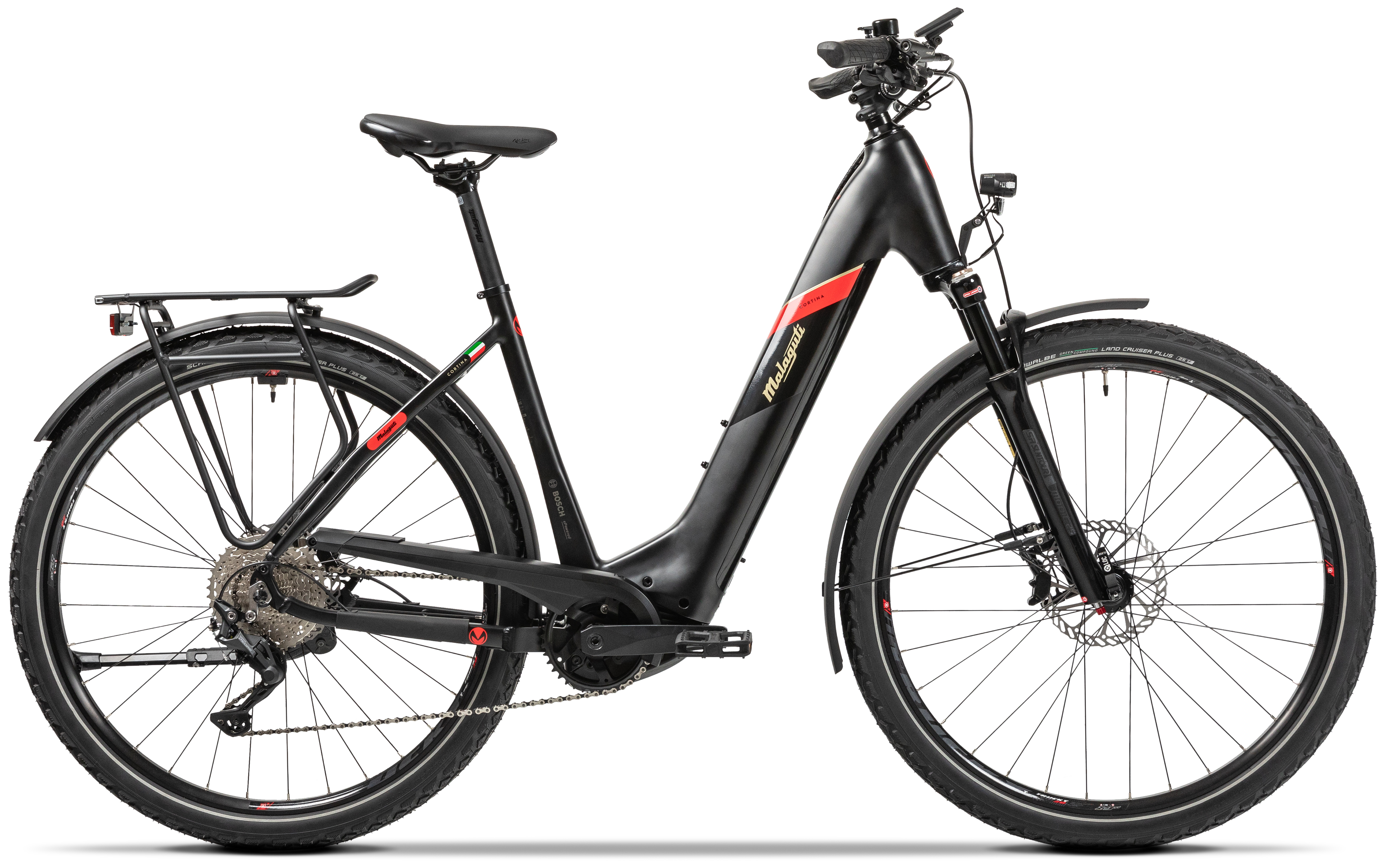 Malaguti Cortina WV 6.0 RD Schwarz - 750 Wh - 28 Zoll - Tiefeinsteiger (2023)