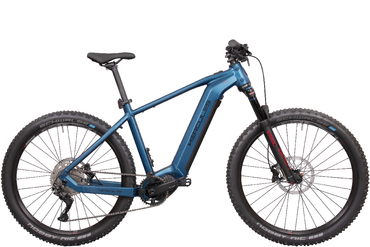Hercules Nos 2.1 Bluemetallic-matt - 630 Wh - 27,5 Zoll - Diamant (2023)