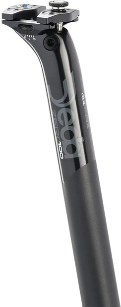 DEDA Zero100 Aluminium Sattelstütze, Offset 12mm Schwarz Modell 2025