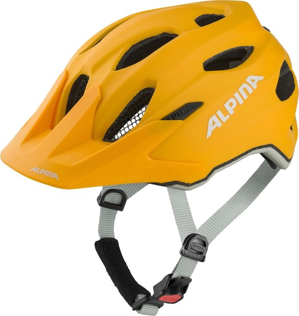 ALPINA Kinder Fahrradhelm Carapax Junior gelb