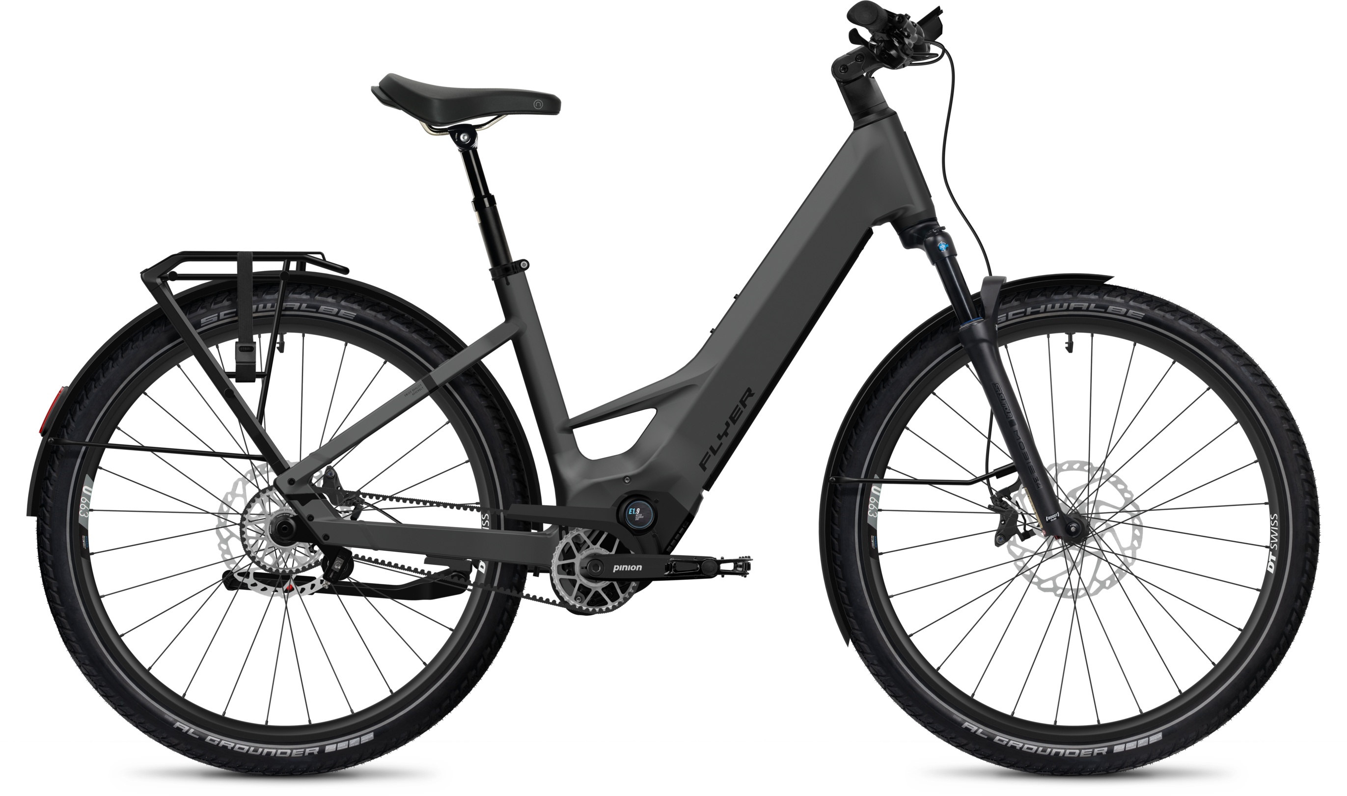 Flyer Goroc TR 7.33 Black Shading Satin - 800 Wh - 29 Zoll - Tiefeinsteiger (2025)
