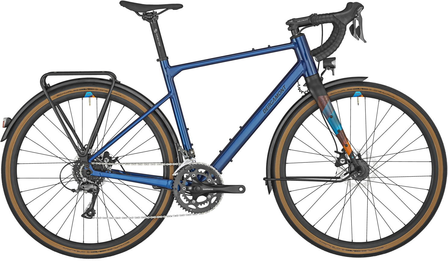 Bergamont Grandurance RD 3 shiny mirror blue - 28 Zoll - Diamant (2024)