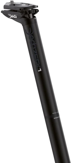 DEDA Zero1 Aluminium Sattelstütze, Offset 20mm Schwarz Modell 2025