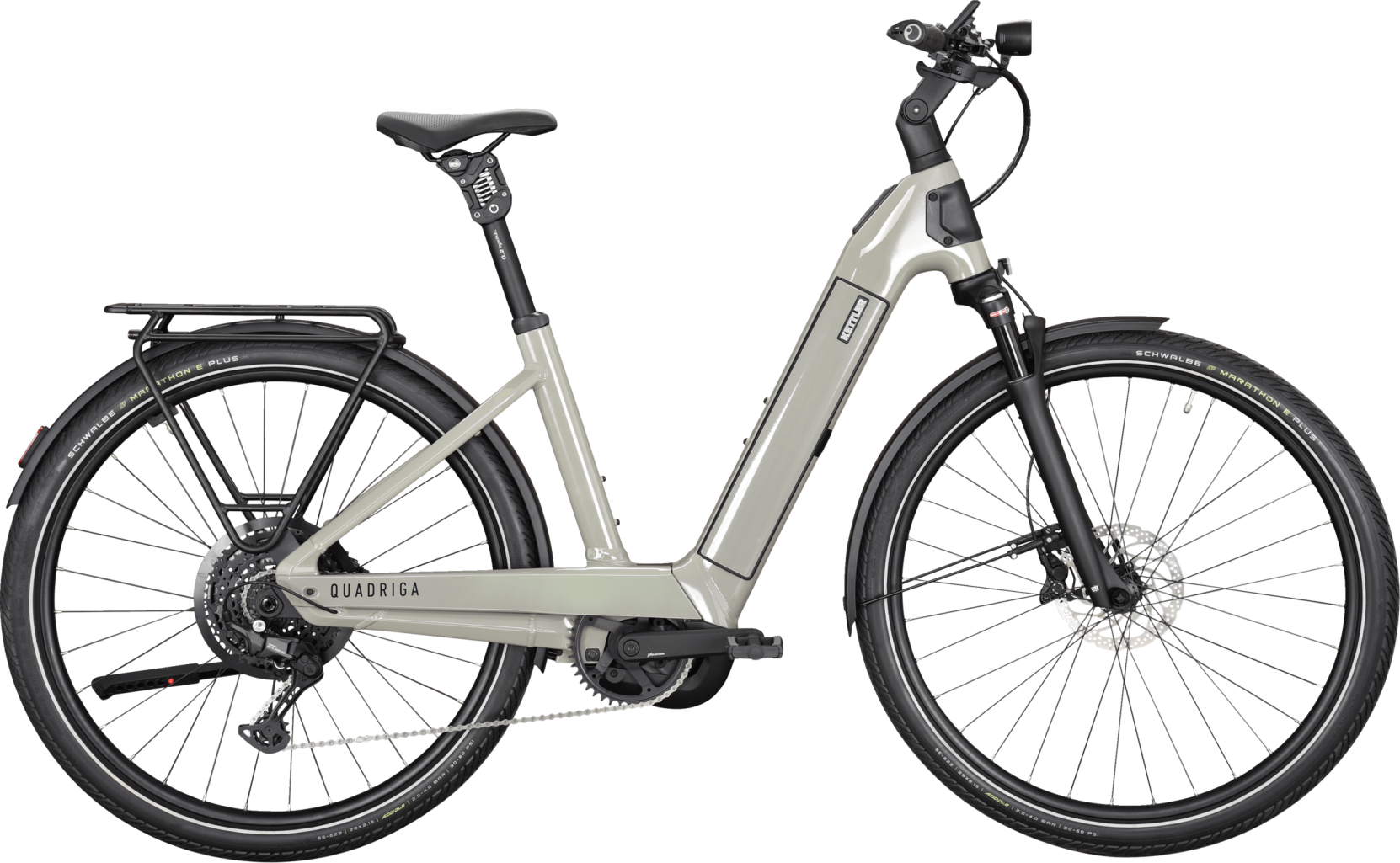 Kettler Quadriga CX10 Gentlemen's Grey - 800 Wh - 28 Zoll - Tiefeinsteiger (2025)