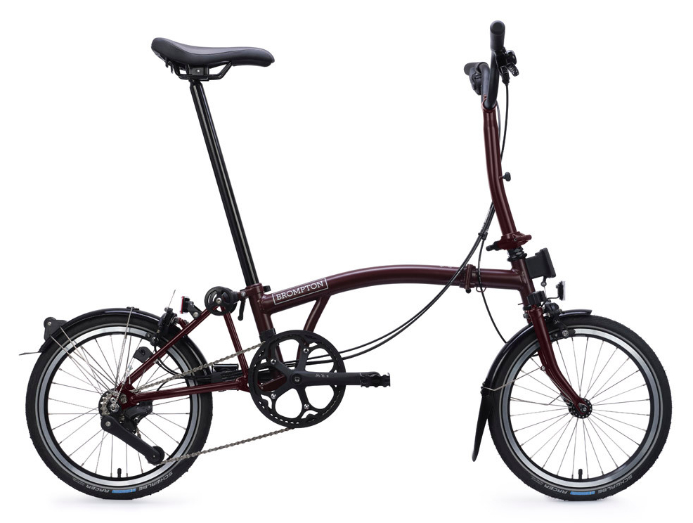 Brompton C Line Urban MK6 Red Plum - 16 Zoll - Faltrahmen (2026)
