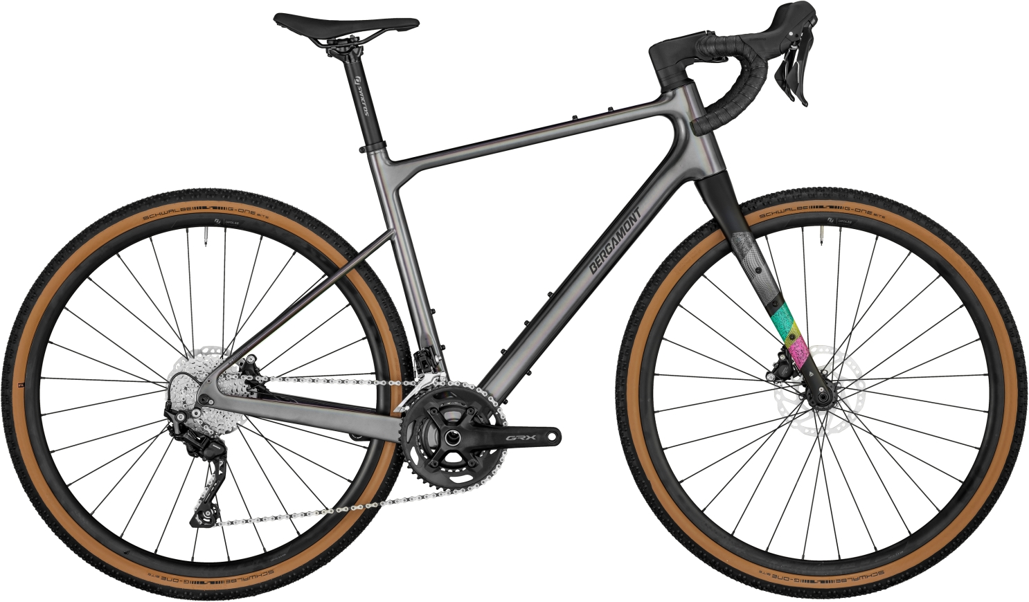 Bergamont Grandurance Expert shiny rainbow silver - 28 Zoll - Diamant (2024)