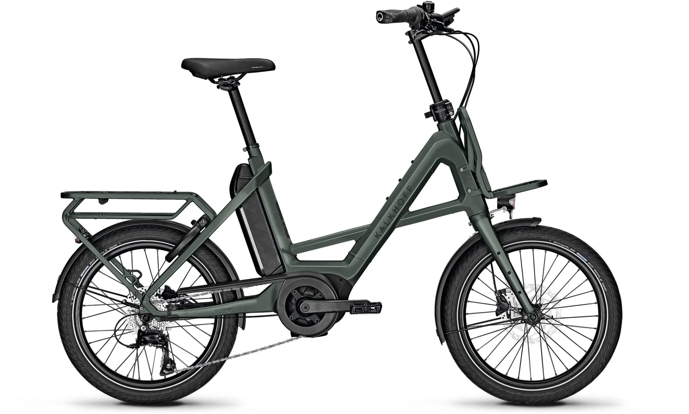 Kalkhoff Endeavour C Move+ techgreen glossy - 545 Wh - 20 Zoll - Compact (2025)