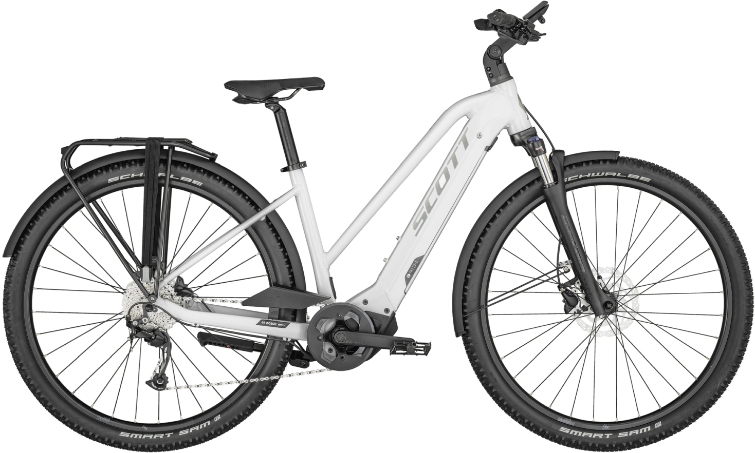 Scott Sub Cross eRide 20 EQ White - 500 Wh - 29 Zoll - Trapez (2024)