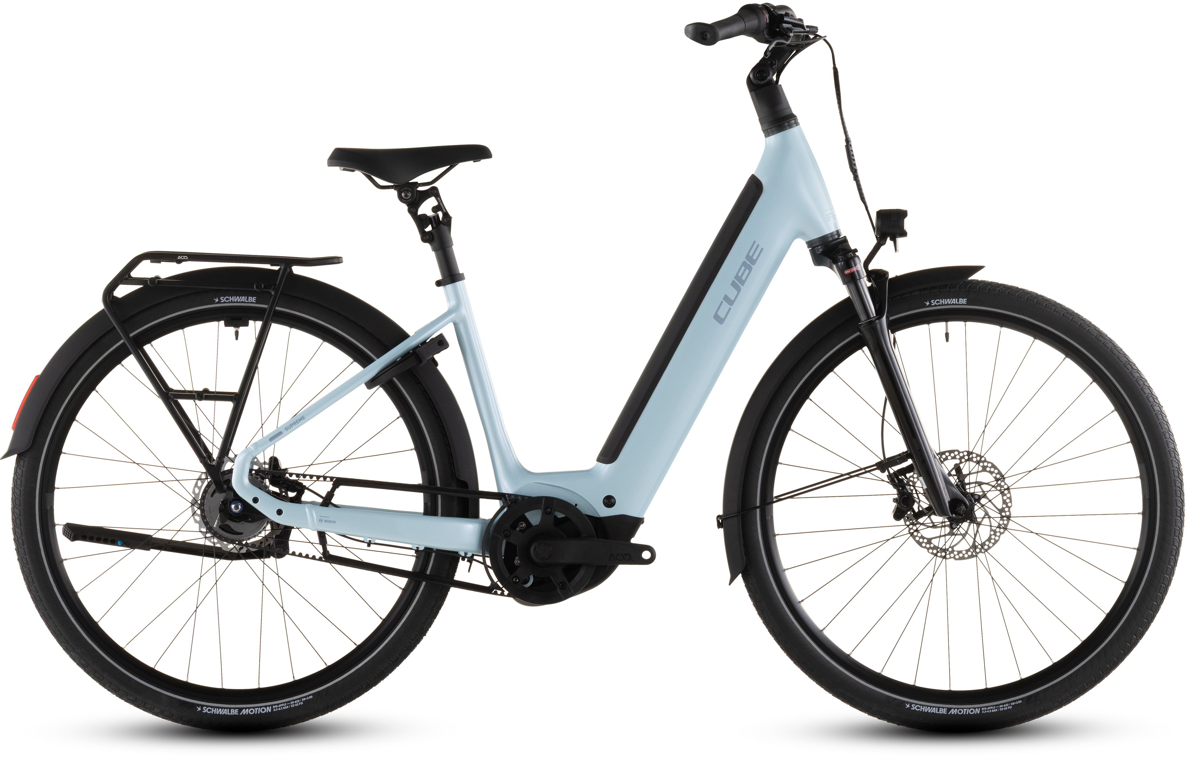 Cube Supreme RT Hybrid Deluxe EX 600 black´n´chrome - 600 Wh - 28 Zoll - Tiefeinsteiger (2026)