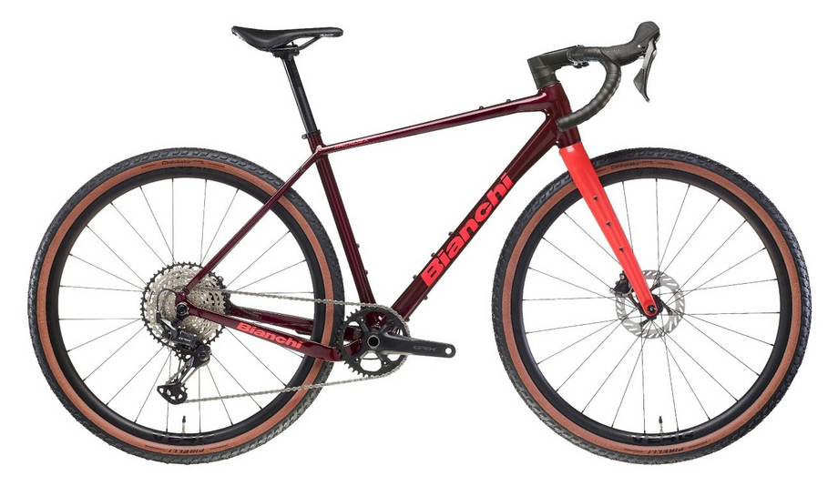 Bianchi Arcadex AL - Cues 2027 (Rot) – angeboten von Fahrrad XXL