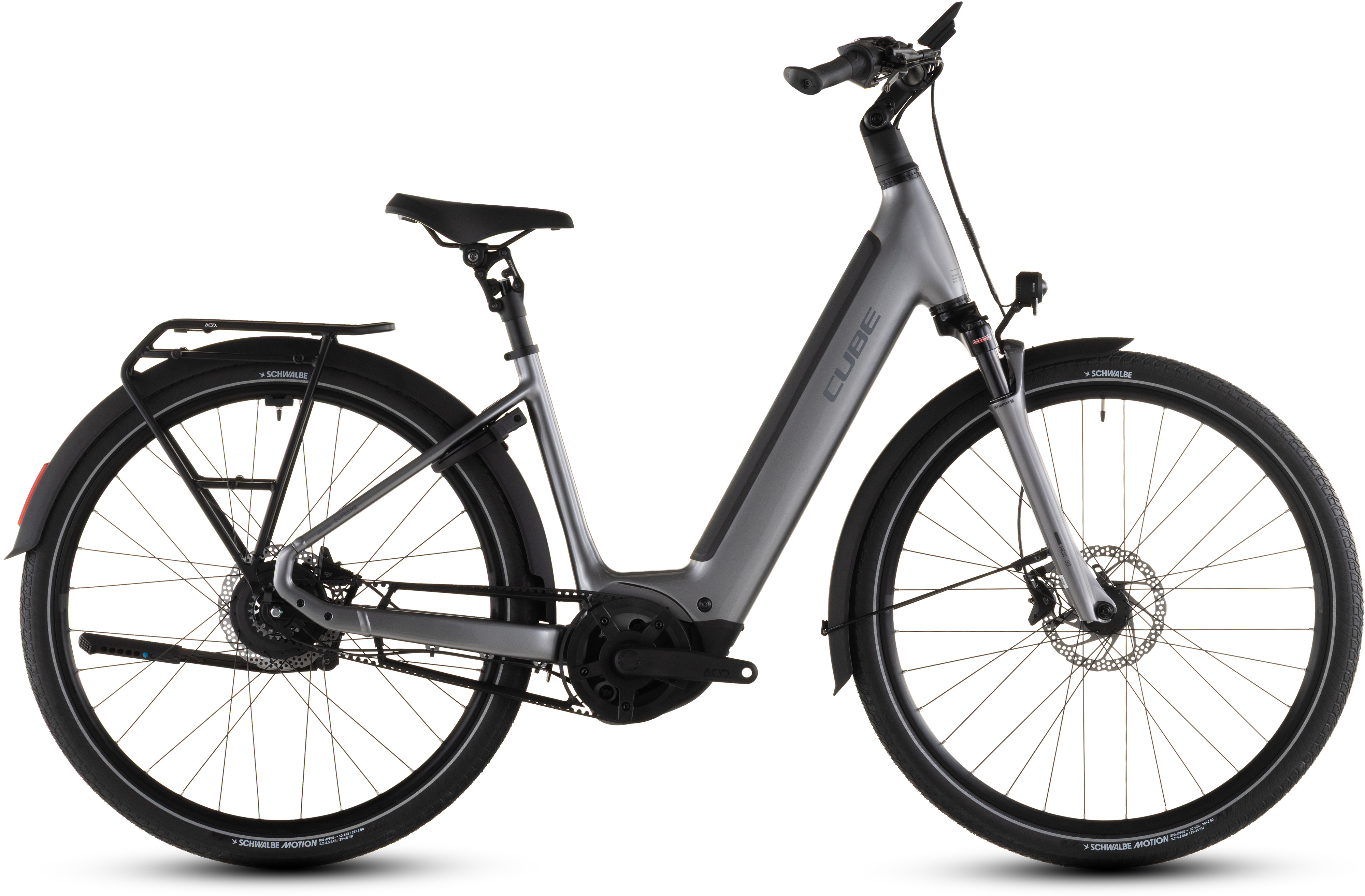 Cube Supreme Hybrid Deluxe Pro 600 Quicksilver´n´grey - 600 Wh - 28 Zoll - Tiefeinsteiger (2026)