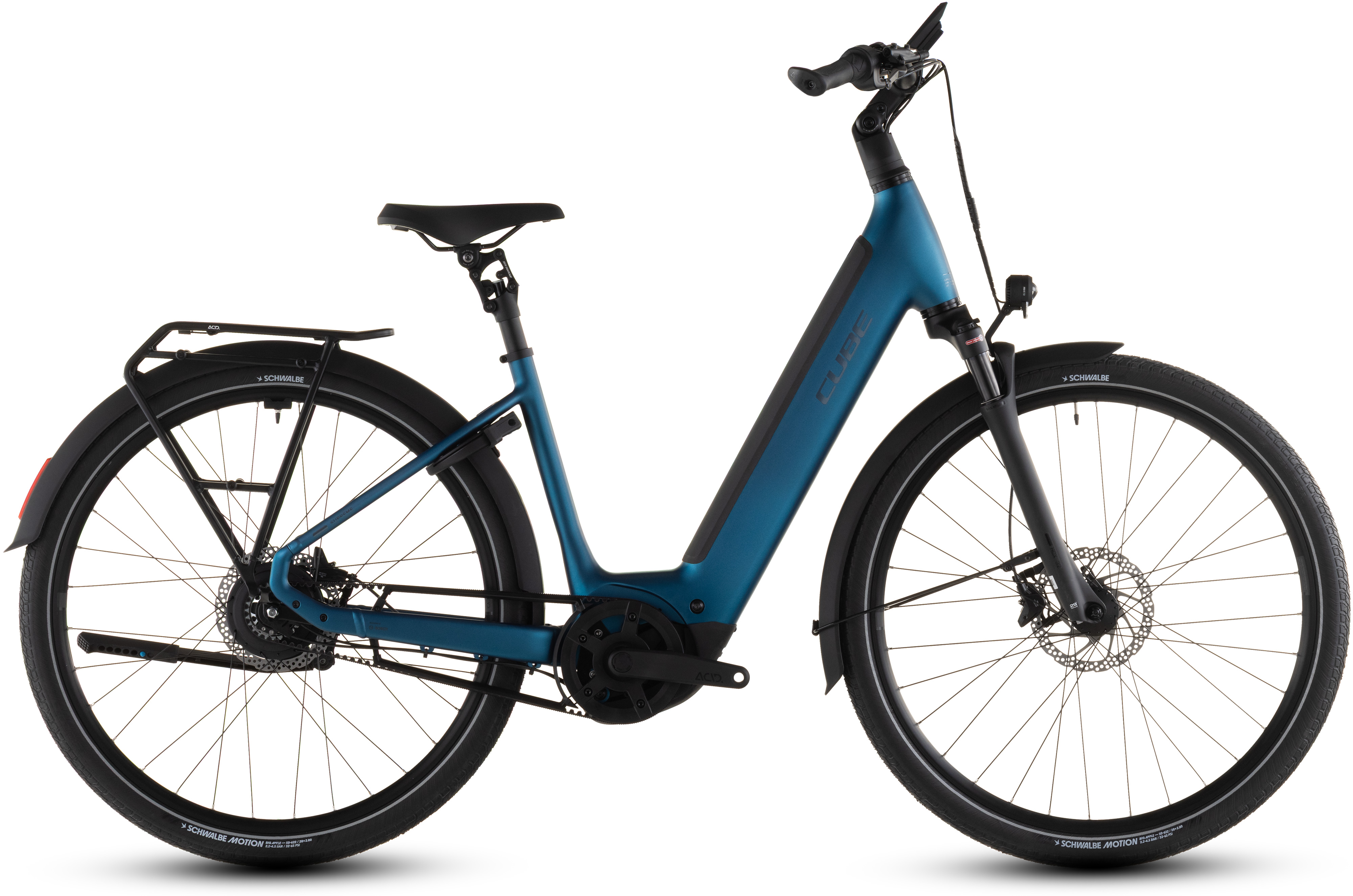 Cube Supreme Hybrid Deluxe Pro 600 Electricblue´n´chrome - 600 Wh - 26 Zoll - Tiefeinsteiger (2026)