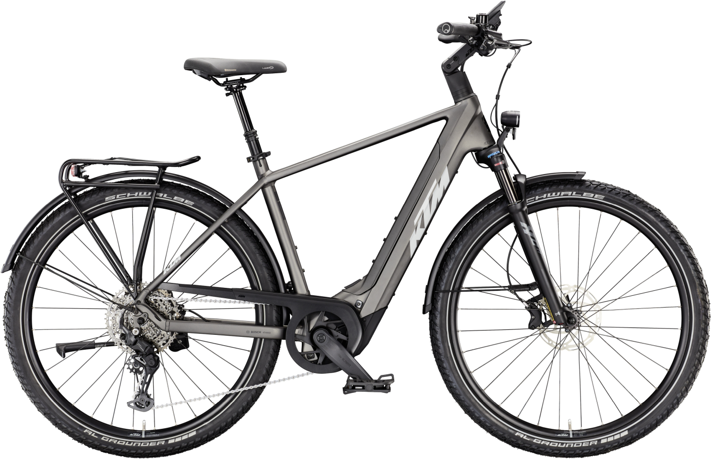 KTM Macina Gran 810 Machine Grey Matt/Silver/Black - 800 Wh - 28 Zoll - Diamant (2026)