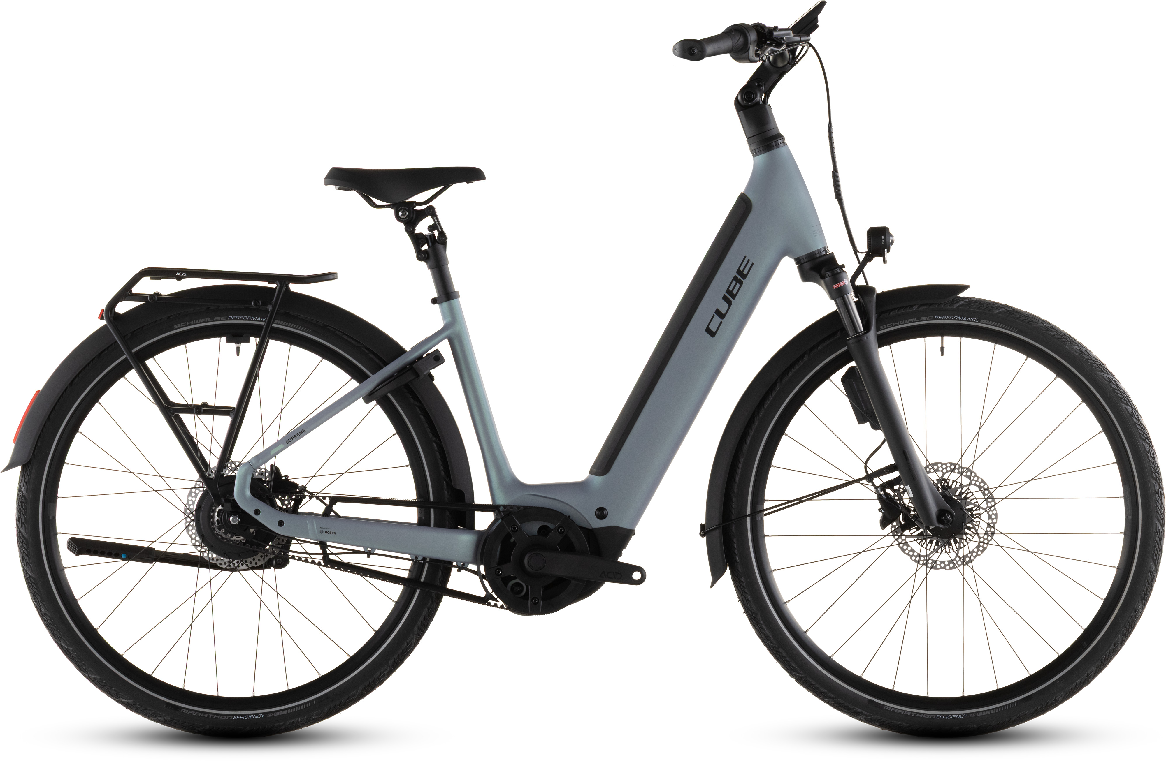 Cube Supreme Hybrid Deluxe SLX 600 seagrey´n´black - 600 Wh - 28 Zoll - Tiefeinsteiger (2026)