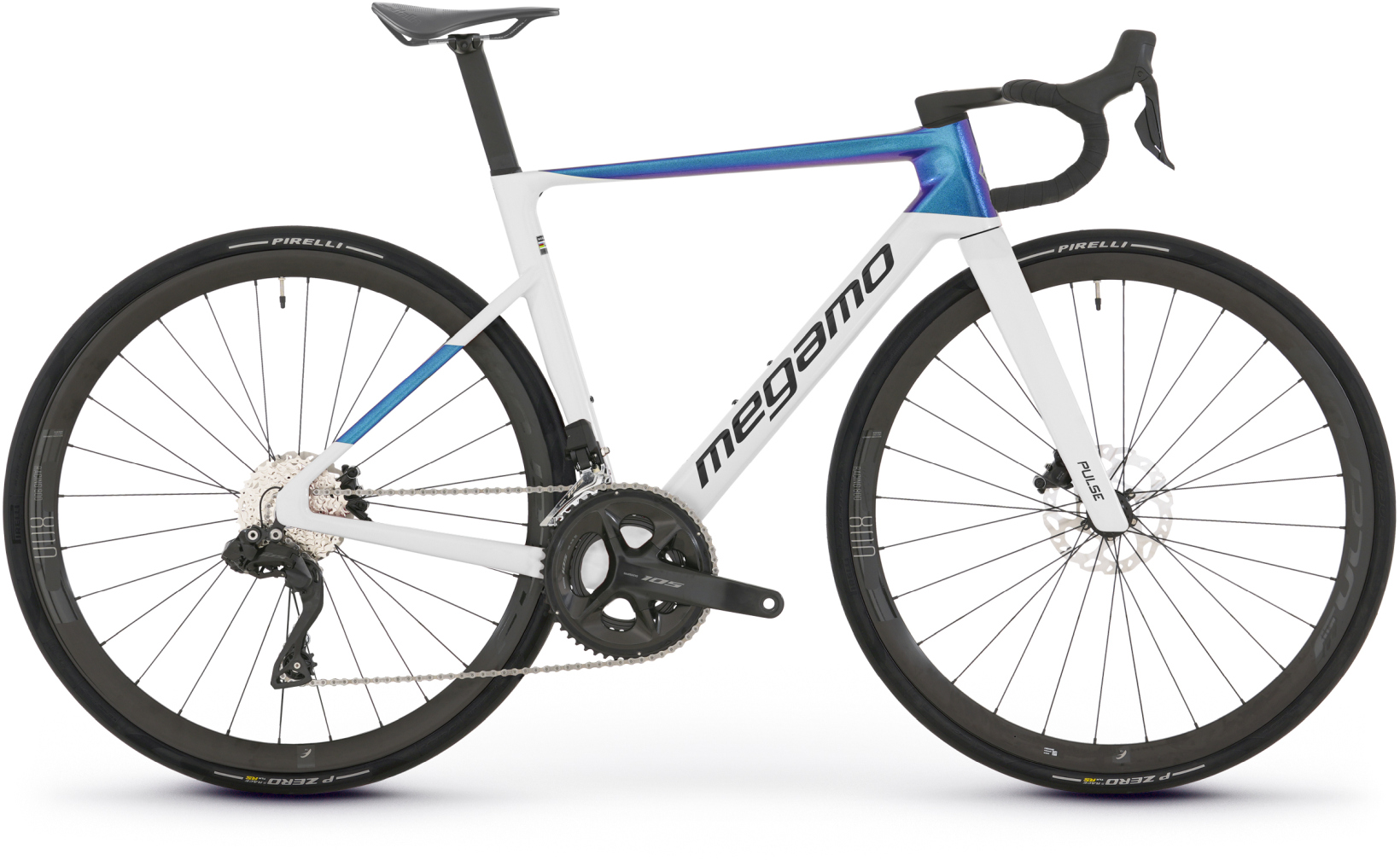 Megamo Pulse 15 Weiß - 28 Zoll - Diamant (2026)