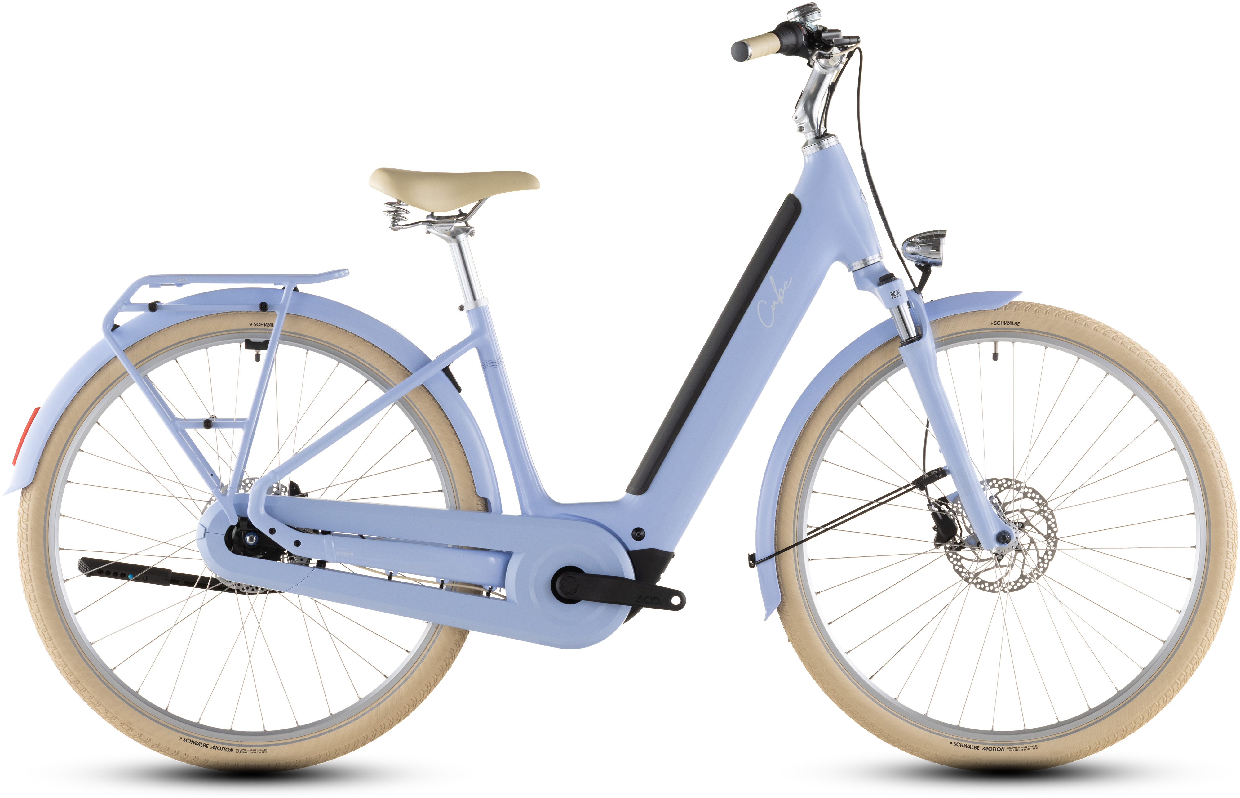 Cube Aruba Hybrid 600 blueblossom´n´creme - 600 Wh - 28 Zoll - Tiefeinsteiger (2026)