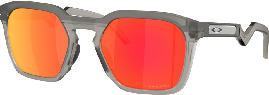 Oakley Hstn Sq Matte Grey Smoke/Prizm Ruby Grau Modell 2026