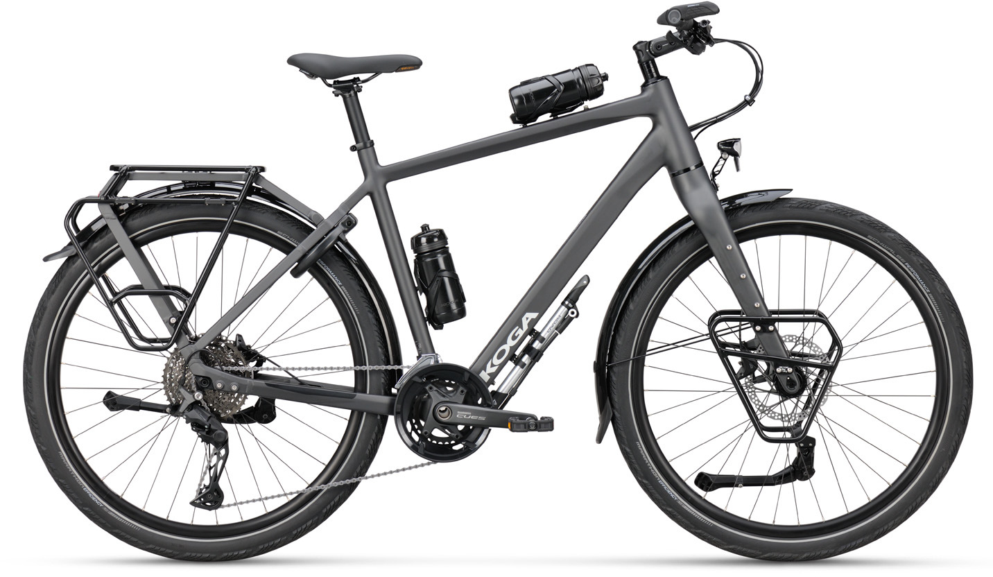 Koga Worldtraveller Off Black Matt - 28 Zoll - Diamant (2026)