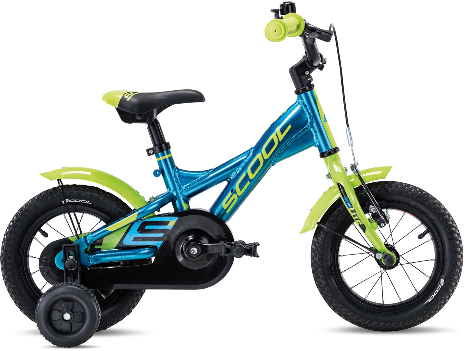 S'COOL XXlite 12 Blue/Lime - 12 Zoll - Y-Rahmen (2025)