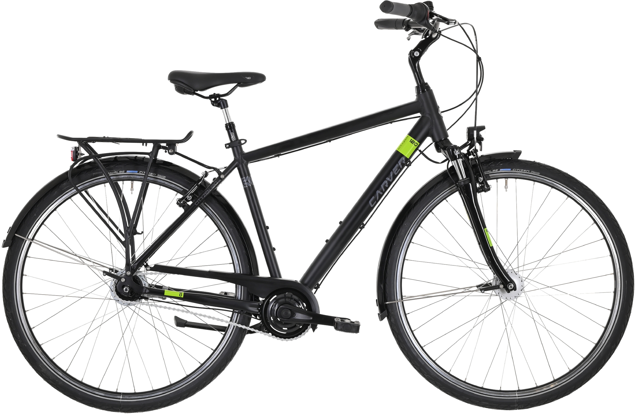 Carver Cityzen 120 Schwarz - 28 Zoll - Diamant (2026)