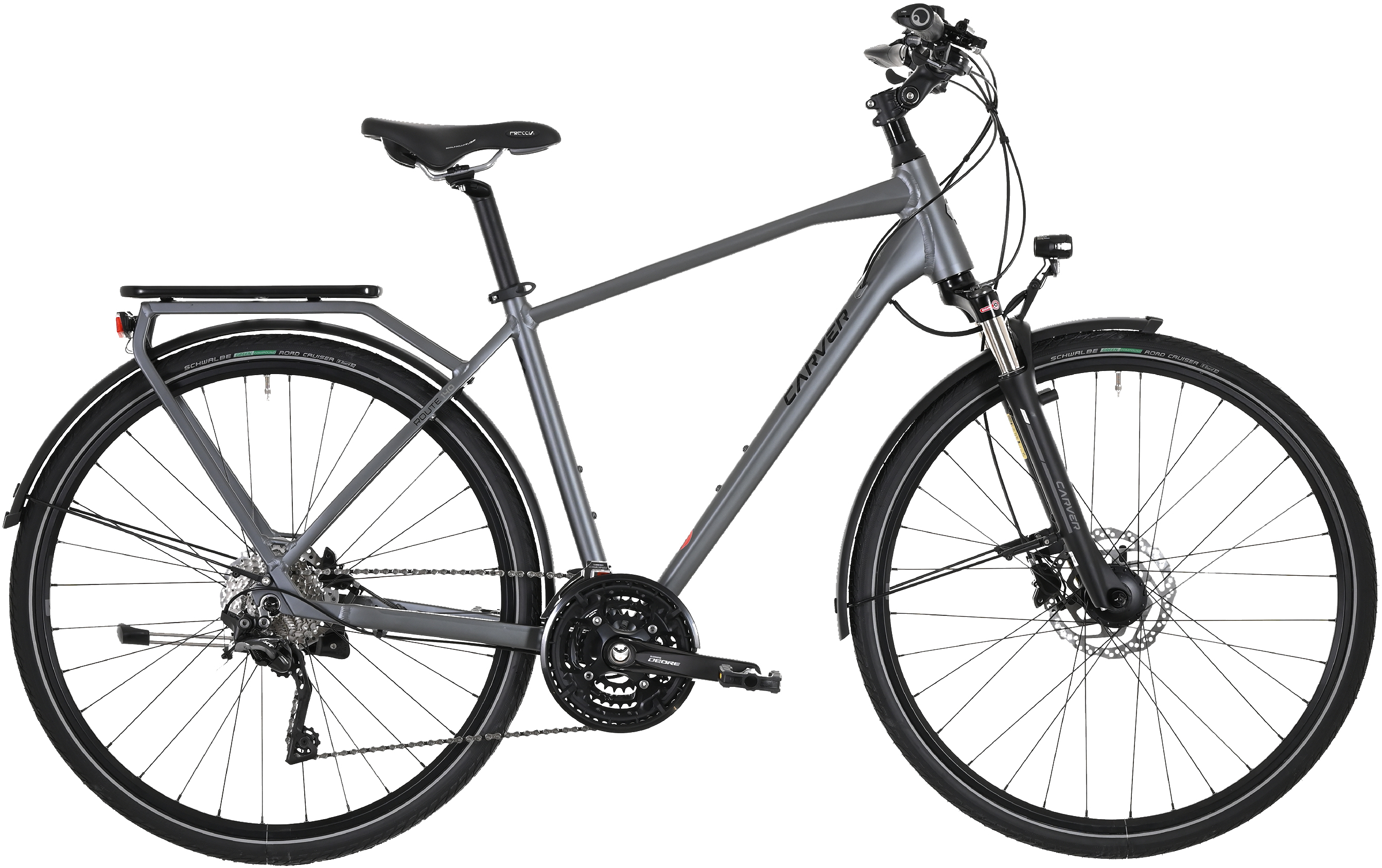 Carver Route 140 30s Anthracite Black Reflective - 28 Zoll - Diamant (2025)