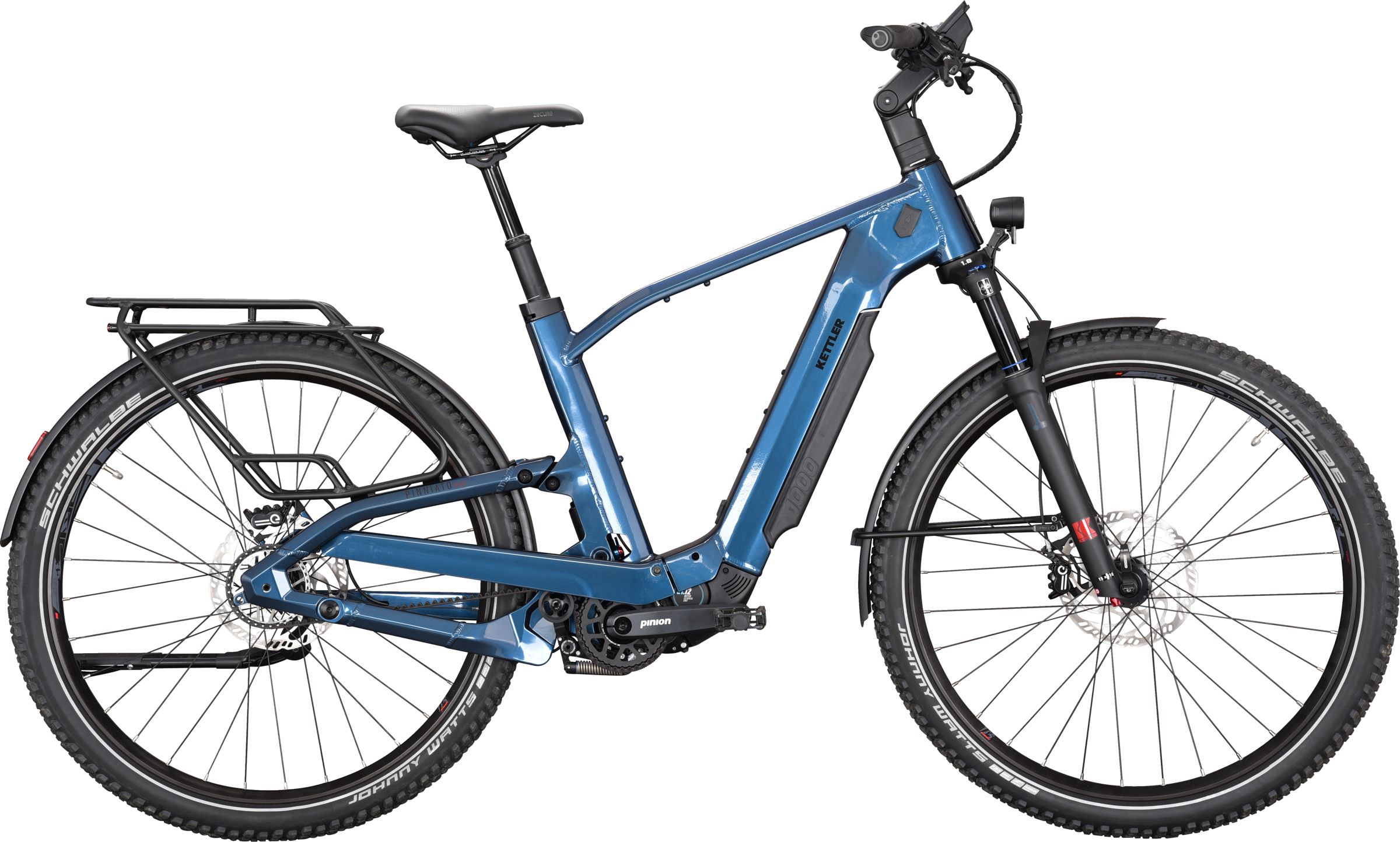 Kettler Pinniato FS Sport Modern Petrol Blue Shiny - 960 Wh - 29 Zoll - Fully (2025)