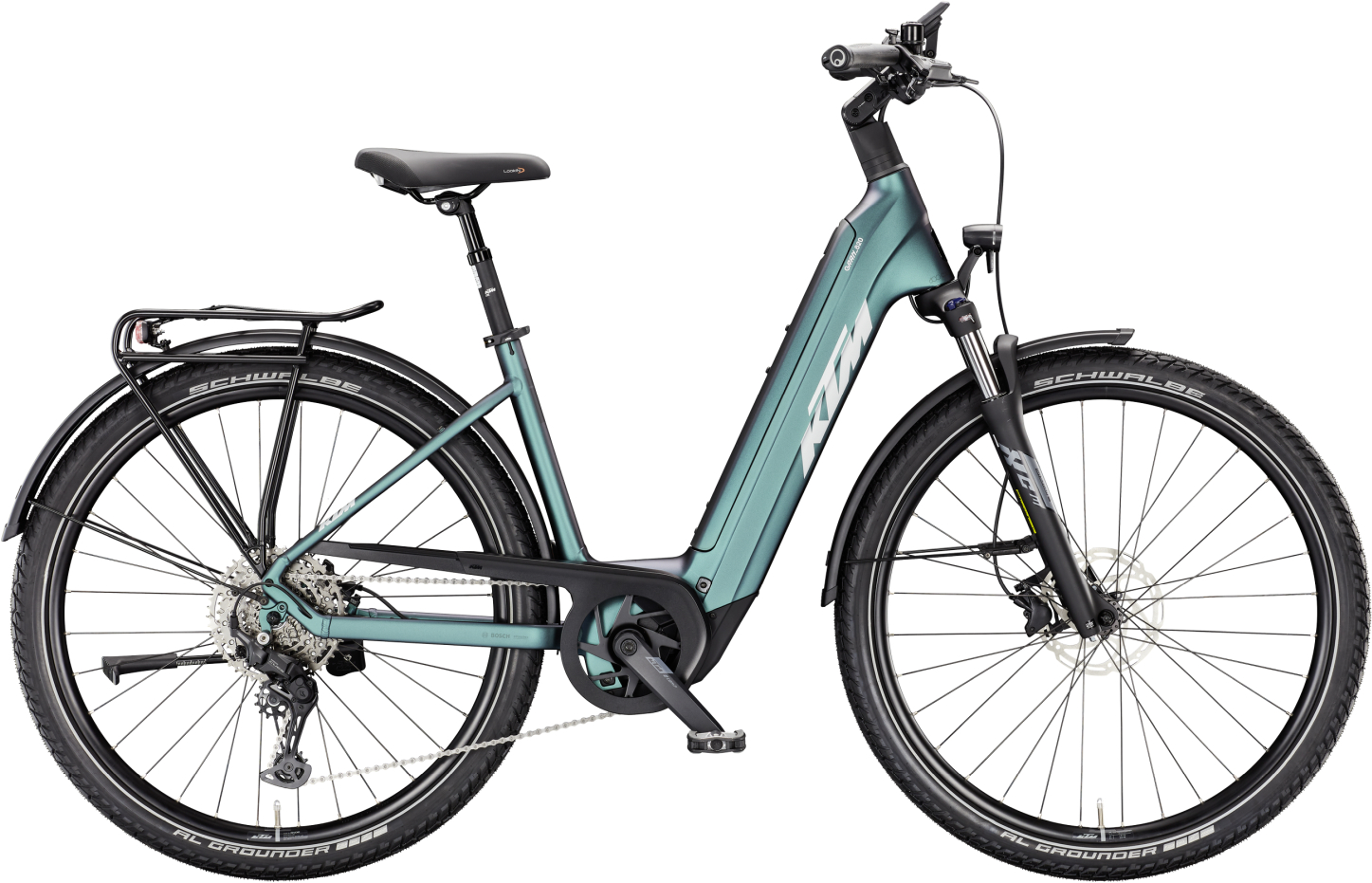 KTM Macina Gran 820 Green Purple Flip Matt/Silver/Black - 800 Wh - 28 Zoll - Tiefeinsteiger (2026)