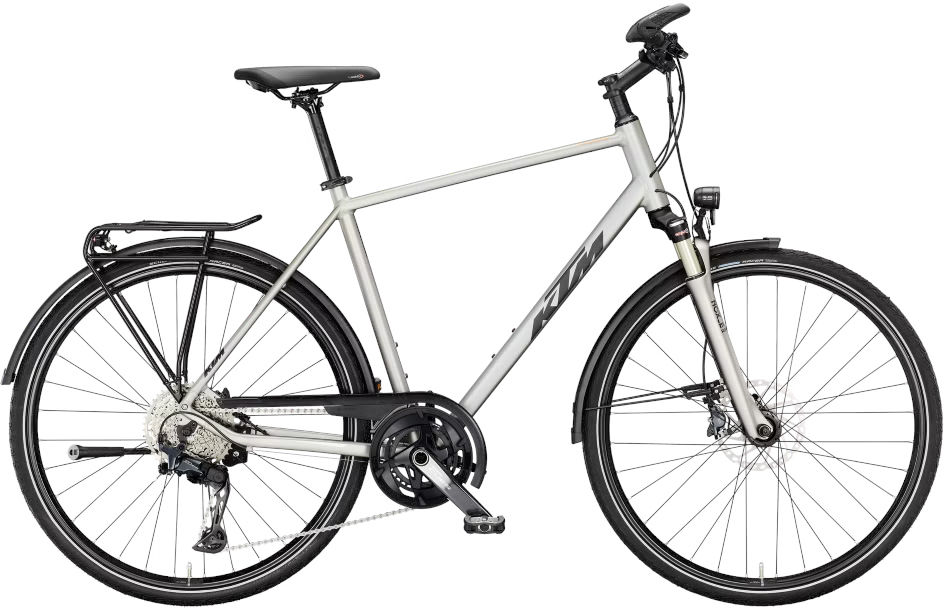 KTM Life Style Core Grey Matt - 28 Zoll - Diamant (2024)