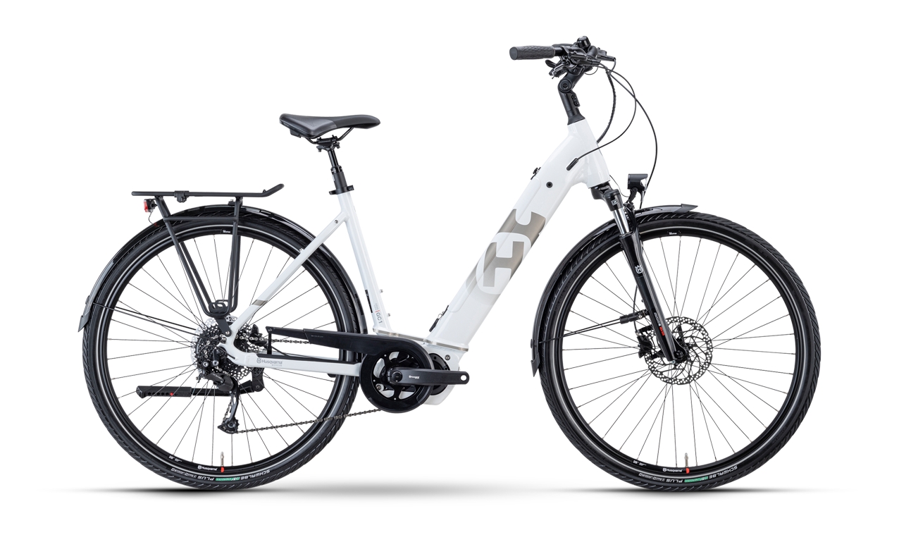 Husqvarna Gran City 1 Weiß - 500 Wh - 28 Zoll - Tiefeinsteiger