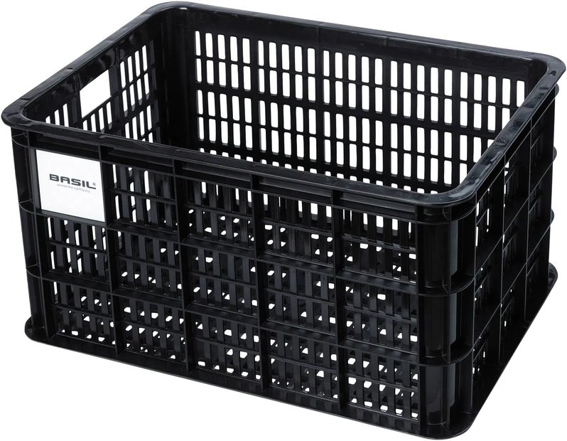 Basil Fahrradkiste Crate L, Kunststoff - 40L Schwarz Modell 2026