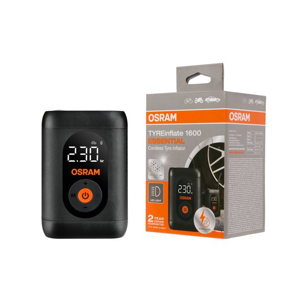 OSRAM TYREinflate 1600 Essential Akku Pumpe Schwarz Modell 2026